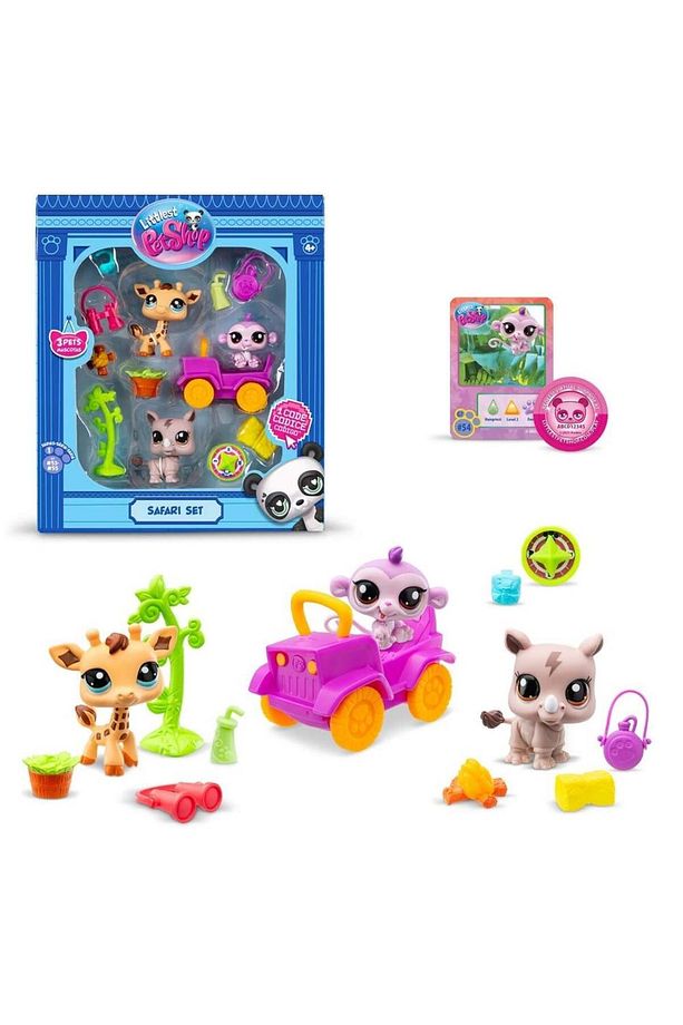 Figür Set Minişler Safari Temalı Hayvanlar - 1