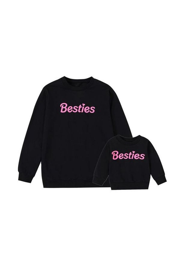 Anne Ve Kız Çocuk Sweatshirt  ( Kombin Yapmak Için 2 Adet Sepete Ekleyiniz) - 1
