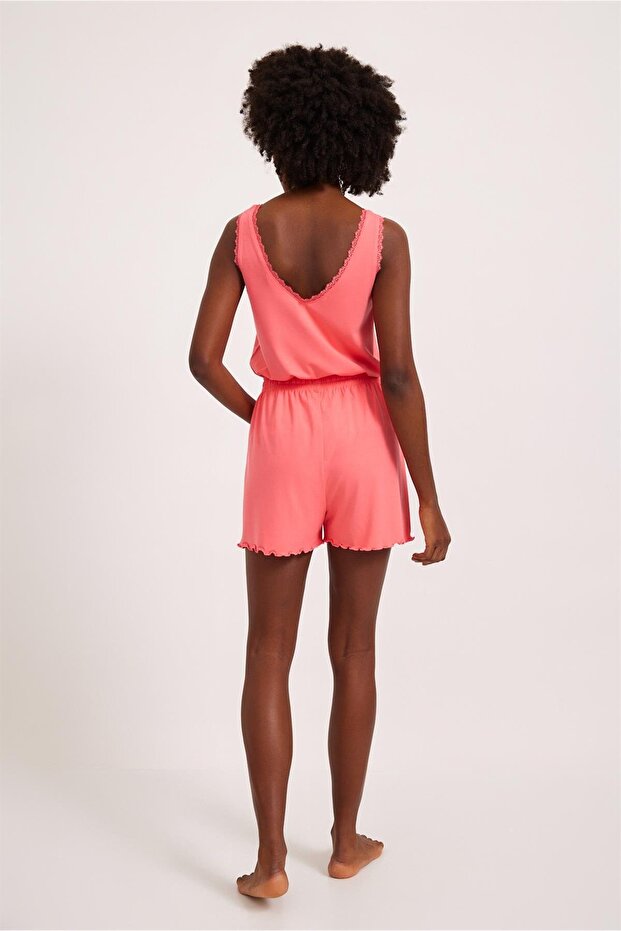 Fun Giraffe Kadın Şort Pembe - 2