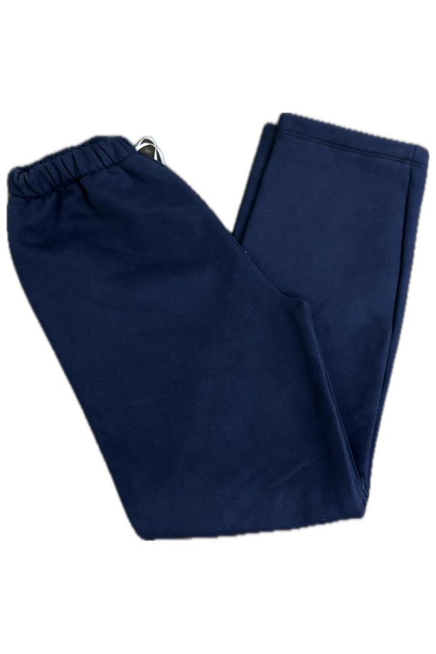 Lacivert İçi Pamuklu Pijama Altı Tek Alt - 1