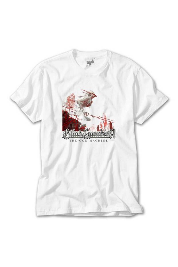 Blind Guardian the God Machine White T-shirt