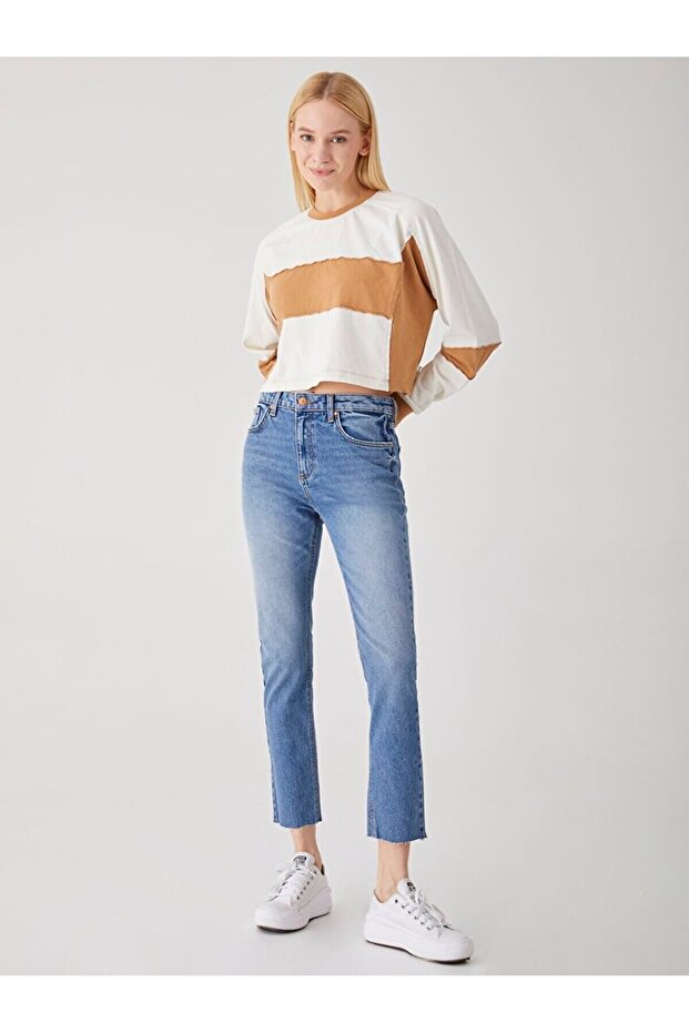 Ronna Mıd Rıse Slım Pantolon - 1