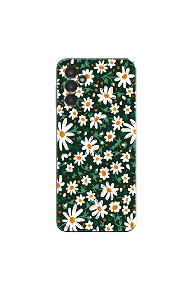 Samsung Galaxy A34 Compatible Case Spring Flowers 4 Silicone Case (Printed)