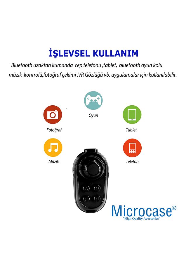 R1 VR Sanal Gerçeklik Gözlükleri için Kablosuz Bluetooth Kumanda Çok Fonksiyonlu Joystick -AL4819 - 6