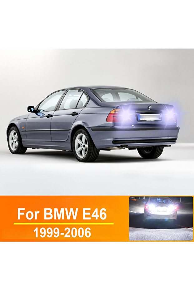 لـ 1999-2006 2 قطعة ضوء عكسي LED لسيارات BMW 3 E46 316 318 320 323 325 1999 2000 2001 2002 2003 2004