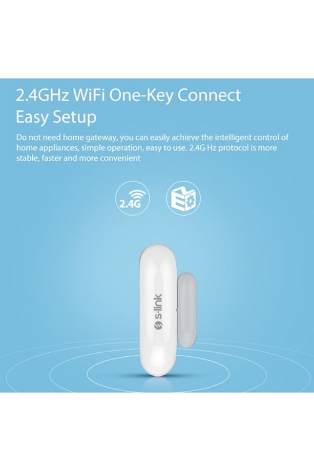 Akıllı Kapı Pencere Alarmı Manyetik Sensör Wifi TUYA Uygulaması Destekli Kolay Kurulum SL-EG01 - 7