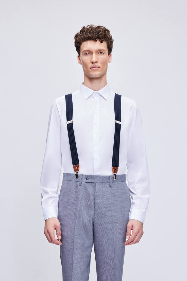 Lacivert Pantolon Askısı - 1