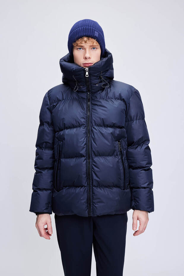 Lacivert Düz Örgü Bere - 2