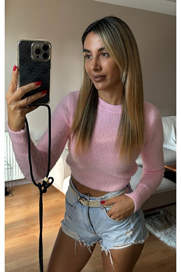 Şeker pembesi triko - 1