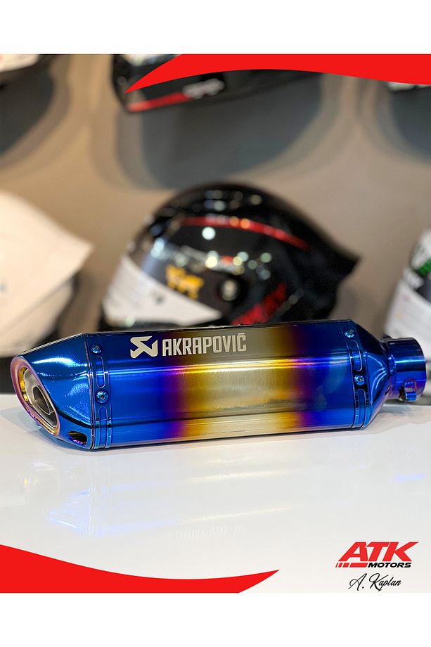 Akrapovic Egzoz Universal Motosiklet Egzozu Tüp Egzoz - 1