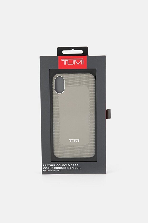 Leather Co mold Case For iPhone x, Grey
