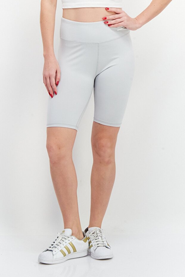 Women Sportswear Fit Cycling Shorts, Mist White