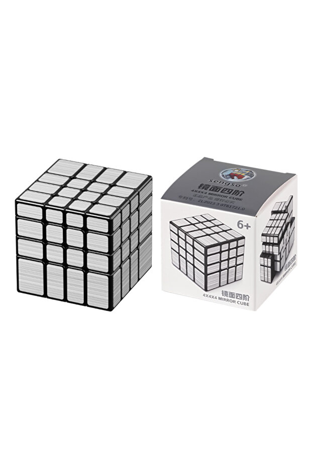 Shengshou 4x4 Mirror Cube Magic Speed Cube Stickerless Professional Fidget Toys Sengso Mirror 4x4... - 8