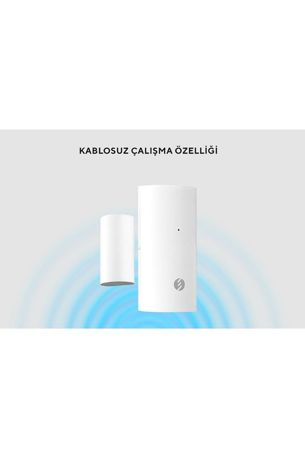 Kullanımı Kolay Şık Tasarım Kablosuz Kapı, Pencere, Dolap, Çekmece İçin Manyetik Wİfi Sensörlü Alarm - 4