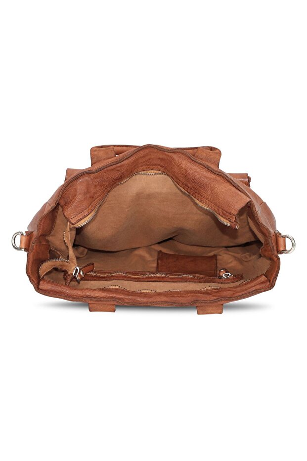 Handtasche Leder 32 cm - 5