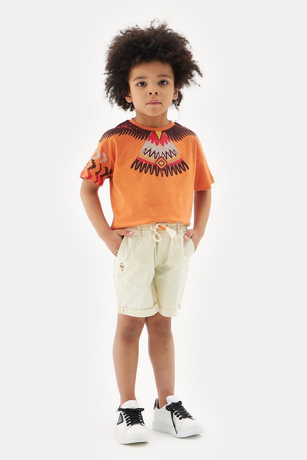 Bg Store Erkek Çocuk Ekru Şort 23ss2nb3148 - 1