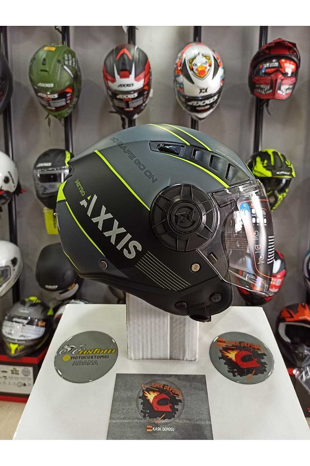 Metro S Techno B3 Mat Açık Yarım Kask - 1