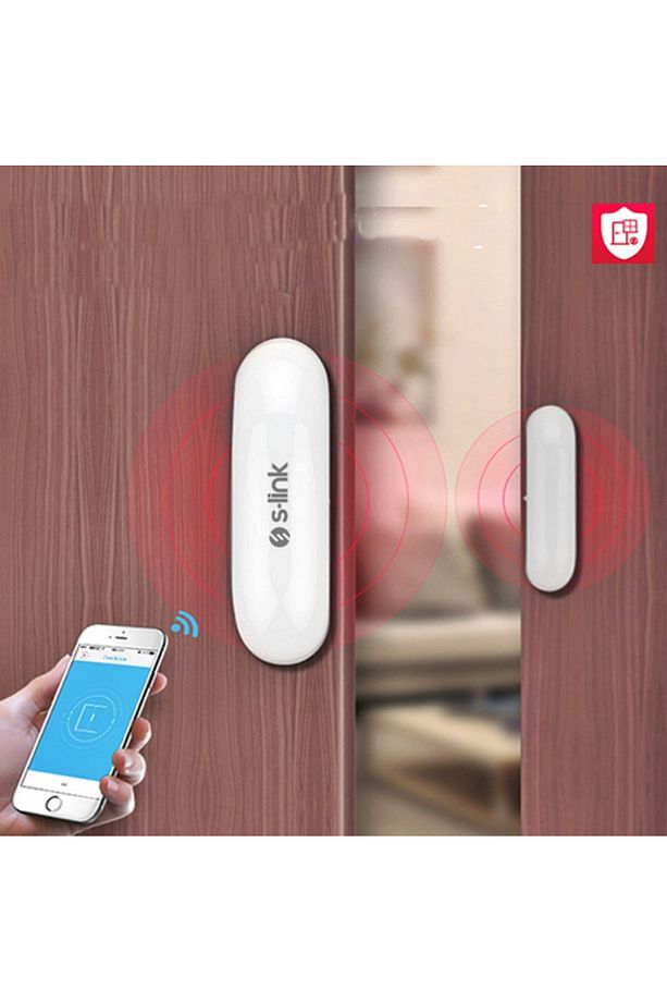 SL-eg01 Kablosuz Kapı ve Pencere Manyetik Sensörü Wİ-Fİ telefon tuya destekli KAPI SENSÖRÜ - 2
