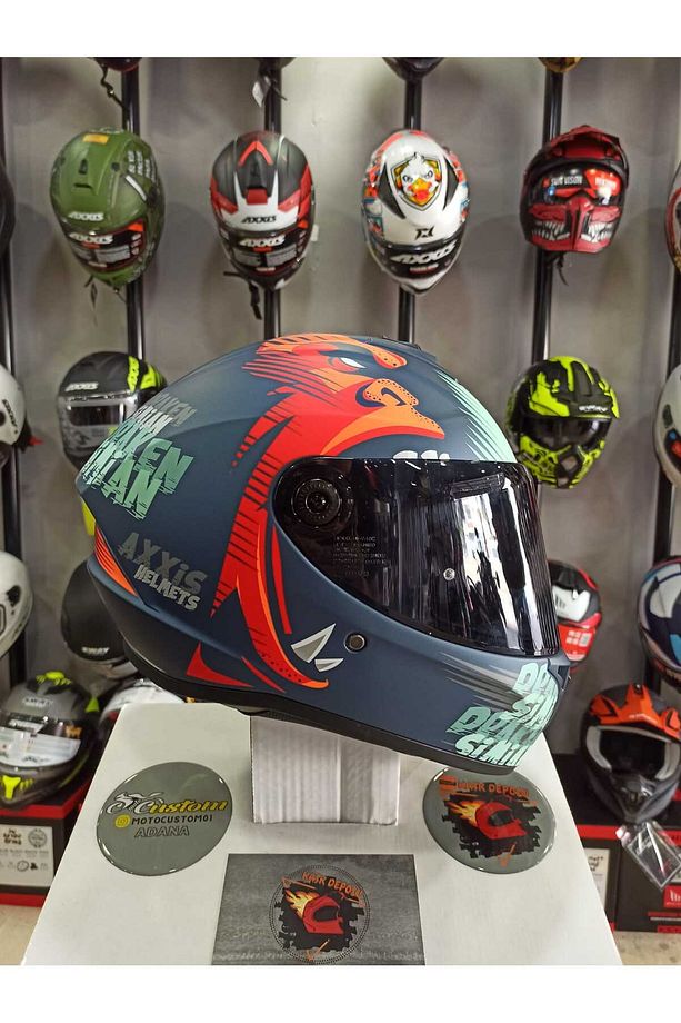 Draken S Simian B6 Mat Full Face Kapalı Kask - 1