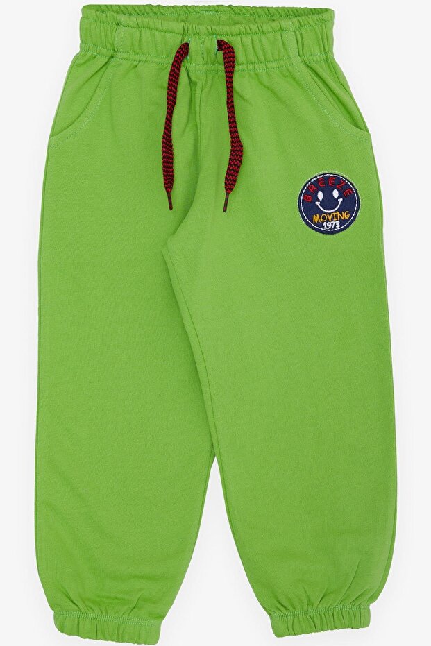 Girls & Boys Boy's Bottom Smiley Arma Embroidered Lace Accessory 1-4 Years, Pistachio Green
