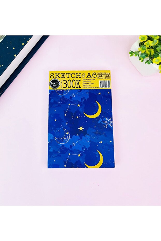 كتاب رسم A6 - كراسة الرسم - 100 جرام - 100 ورقة