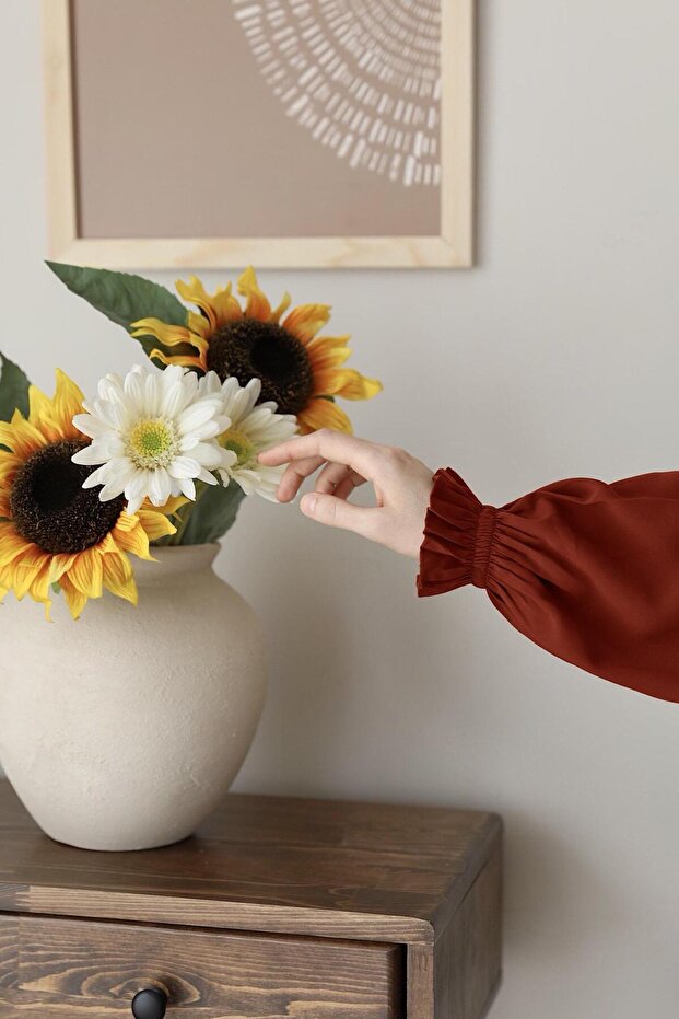 Mahinur Elbise- Kiremit - 5