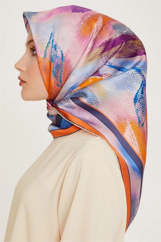 31 Armine Twill İpek Eşarp 9240D - 3