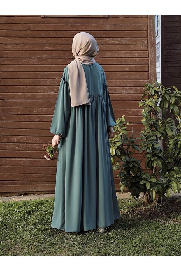 Mavera Elbise - Mint - 4