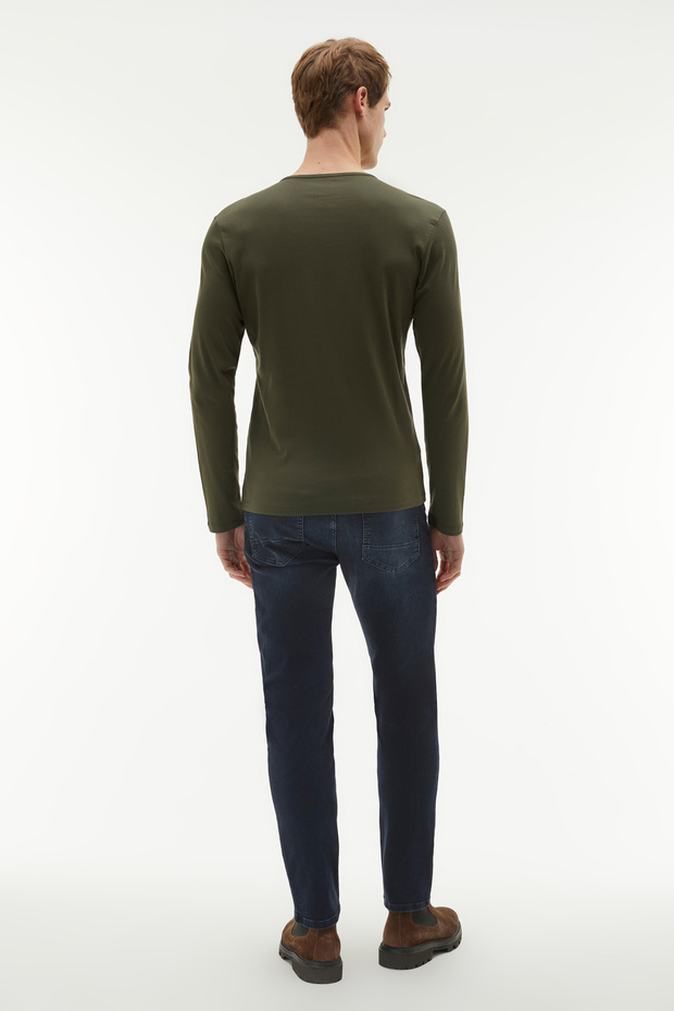 Crew Neck Long Sleeve T-Shirt