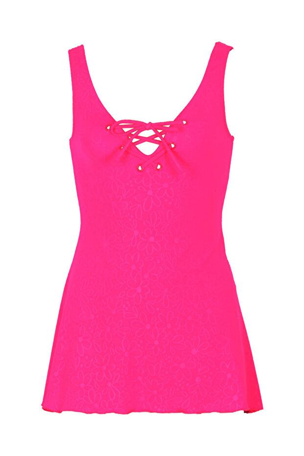 Ruby Elbise Mayo - Pembe Neon - 1
