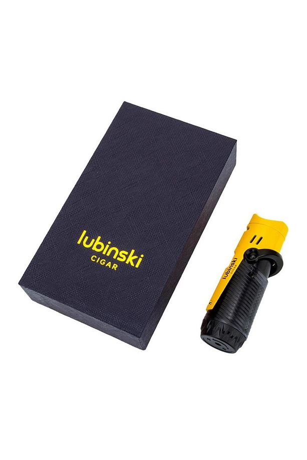 Lion Iğneli Delicili Tek Torch Puro Çakmağı Sarı - 5