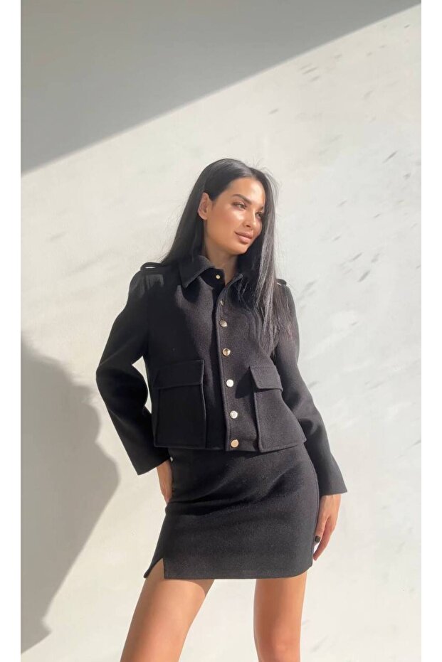 Jachetă scurtă Stamp - 1