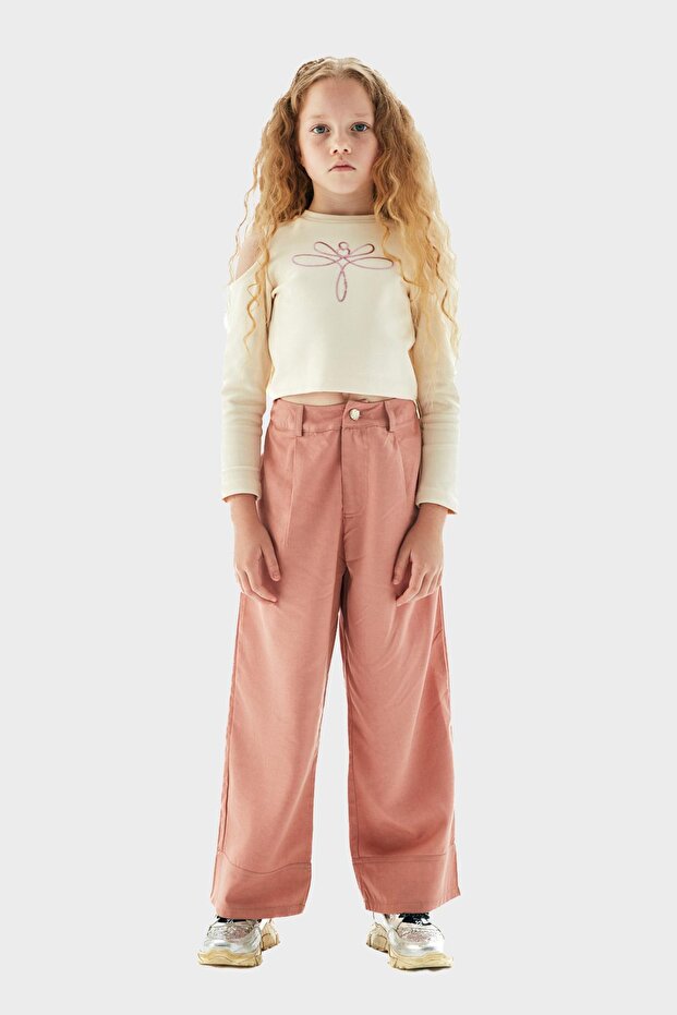 Bg Store Girl's Pink Pants 23Pfwtj4214
