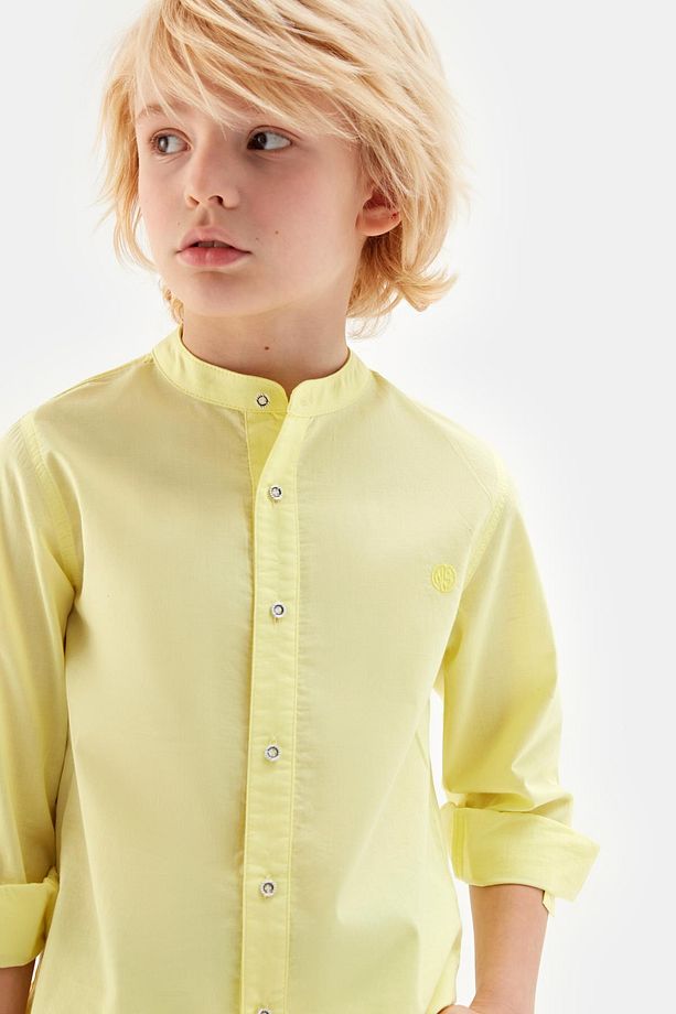 Bg Store Erkek Çocuk Sarı Gömlek 23ss1nb3608 - 3