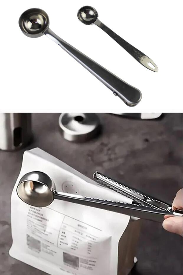 Set of 2 Clip Coffee Scale Spring Stainless Steel, 10Ml+2.5Ml