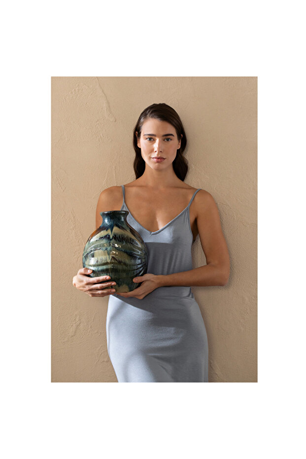 Darıan Elbise Açık Gri - 2