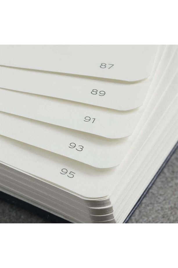 Leuchttrum 1917 Medium(A5) Yumuşak Kapak, Noktalı, 123 Numaralandırılmış Sayfa Defter Fox Red 367266 - 4