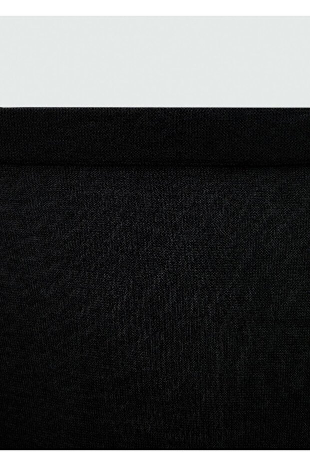 Halbtransparenter Strickrock - 5