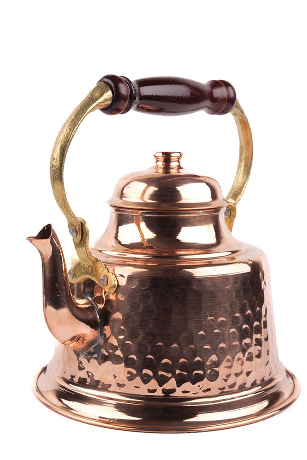 Bakır Tek Alt Çaydanlık 2 lt - 2