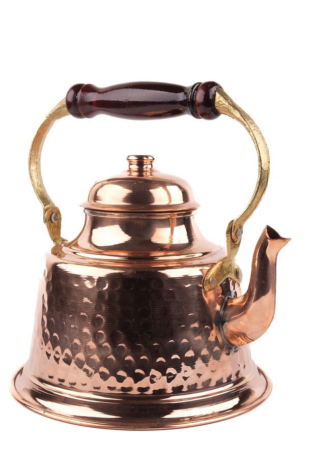 Bakır Tek Alt Çaydanlık 2 lt - 3