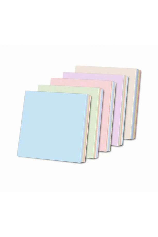 Pastel Renkler Yapışkanlı Not Kağıdı Postit 1 Adet 80 Yaprak - 1
