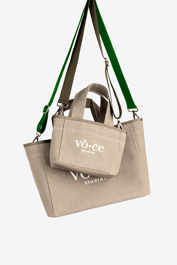 Kanvas Beige Mini Bag - 3