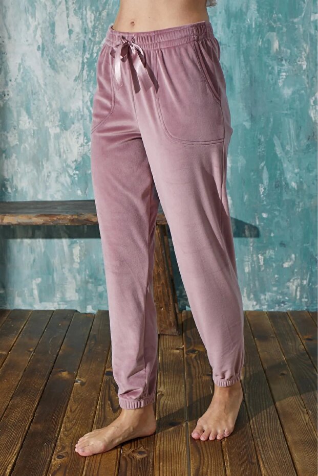 Women's French Velvet Fabric Single Bottom