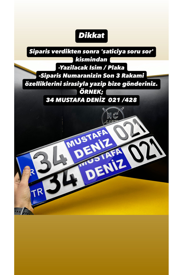 Metal Dekor 1 Adet - 1