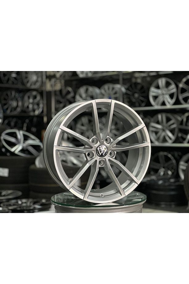 CLK407 5x112 7,5/17'' ET40 57,1 SİLVER GOLF-PASSAT-JETTA UYUMLU JANT TAKIMI (4 ADET) - 1
