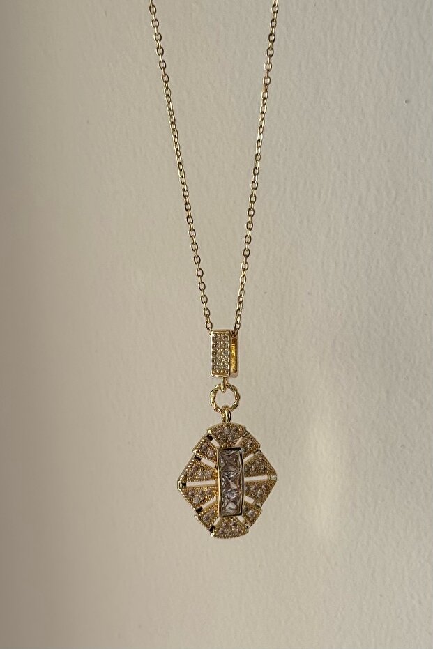 Antique Lights Çelik Kolye - 2