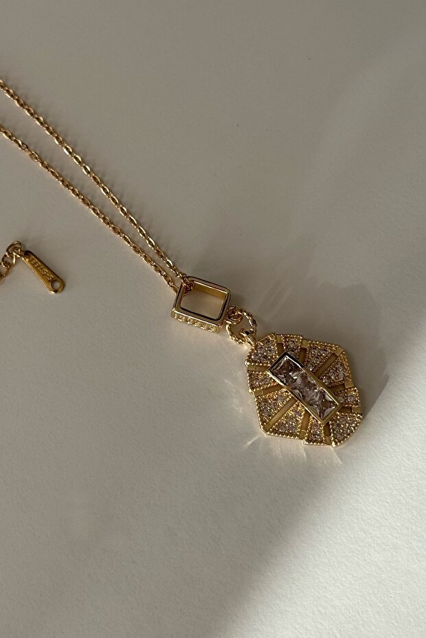 Antique Lights Çelik Kolye - 3