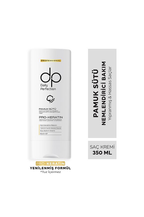 Şampuan Moringa Yağı 425 ml X 2 Adet & Saç Bakım Kremi Pamuk Sütü 350 ml - 3