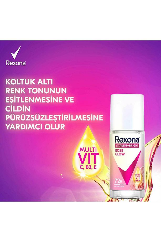 Vitamin Bright Kadın Roll On Deodorant Sakura Radiance 45 ml Rose Glow 45 ml - 5