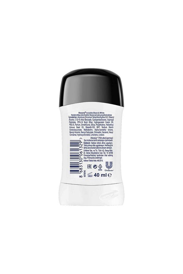Kadın Stick Deodorant Invisible Black White 40 ml X2 - 7